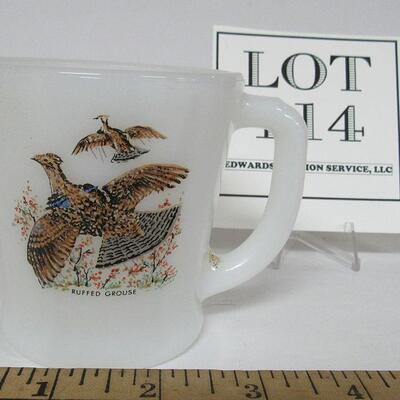 Fire King Mug Ruffled Grouse Mug