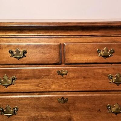 Lot #297  Vintage Cushman MidCentury Colonial Style Chest of Drawers