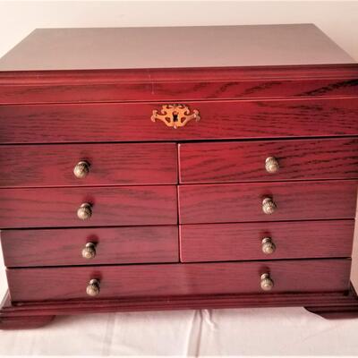 Lot #321 Thomas Pacconi Jewelry Box - 7 drawers