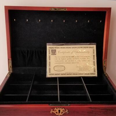 Lot #321 Thomas Pacconi Jewelry Box - 7 drawers