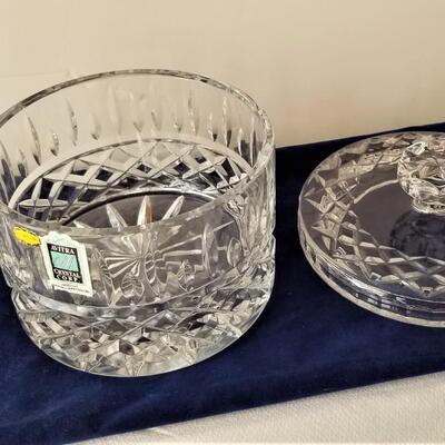 Lot #330  Two piece Crystal Lot - Waterford?