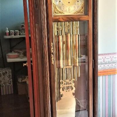 Lot #334  King Arthur Grandfather Clock