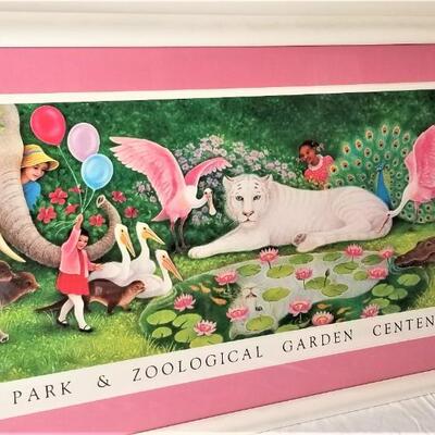 Lot #336  Audubon Park & Zoological Garden Framed Print