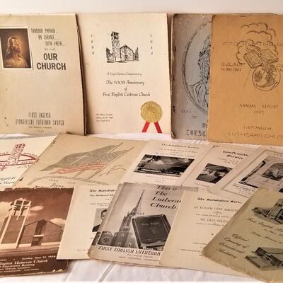 Lot #337  Lot of local Lutheran Memorabilia - 1941 - 1980's