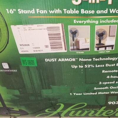 Lot #338  Pair of Dust Armor 16" fans - new in box