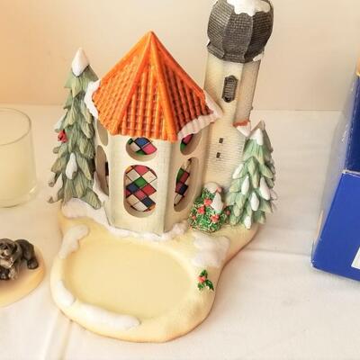Lot #341  Two piece Hummel Set - "Wintertime Chapel"