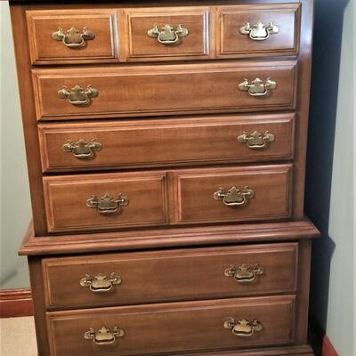 Lot #347  Dixie Furniture Company Chest of Drawers - Maple
