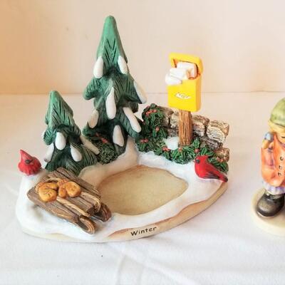 Lot #351  HUMMEL 2 piece set  "Winter Magic"