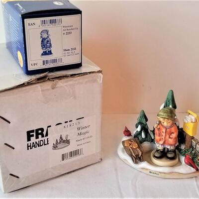 Lot #351  HUMMEL 2 piece set  "Winter Magic"