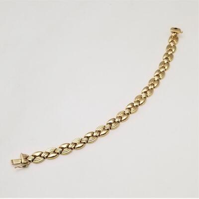 Lot #352  14kt Yellow Gold Bracelet