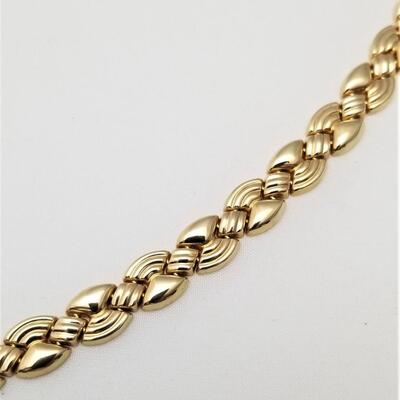 Lot #352  14kt Yellow Gold Bracelet