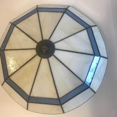 Lot 47:  Stained Glass Ceiling Light
