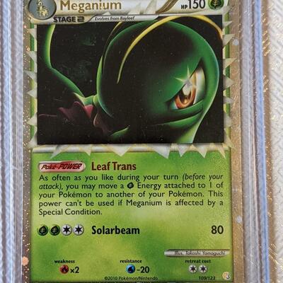 Pokemon card: Meganium (prime) | Heart Gold Soul Silver (109/123)
