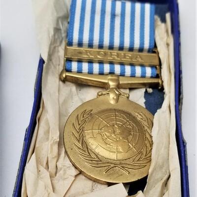 Lot #363  Militaria Medal Lot - Korea, Sharpshooter, Etc