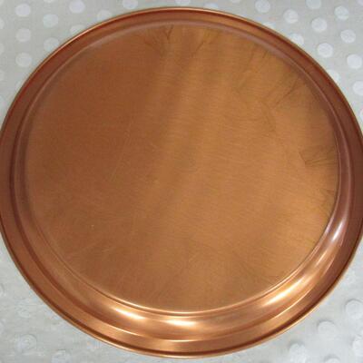 Round Copper Tray Copper Craft Guild