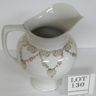 Antique Homer Laughlin Large Wash Pitcher