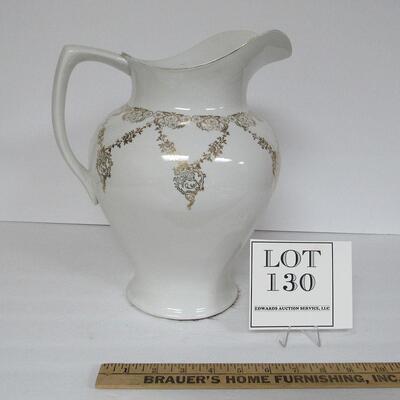 Antique Homer Laughlin Large Wash Pitcher