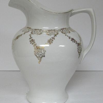 Antique Homer Laughlin Large Wash Pitcher