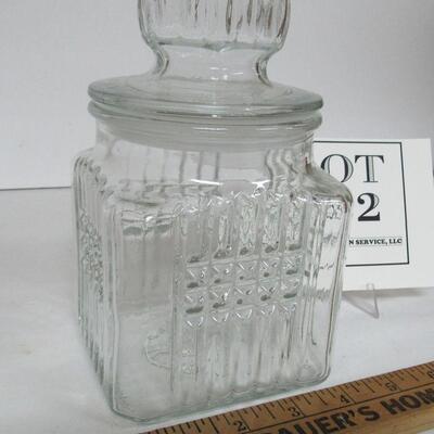 Koezes 1991 Glass Canister Apcoathary Jar