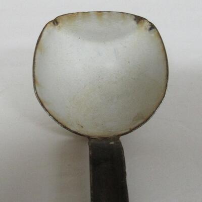 Flat End Graniteware Ladle 