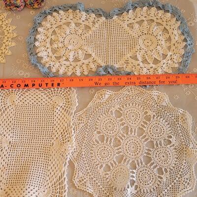 Lot 3: Vintage Handmade Doily Lot