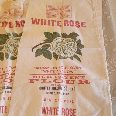 Lot 21: Vintage Flour Sacks