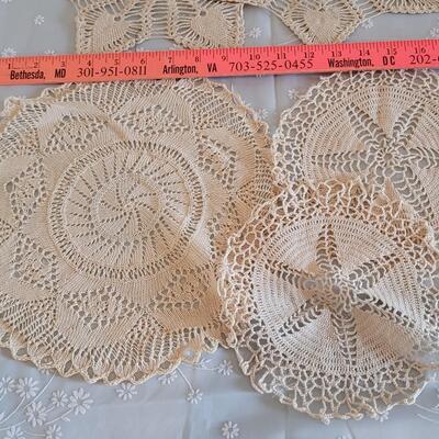 Lot 25: Handmade Doily Lot