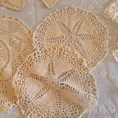Lot 25: Handmade Doily Lot