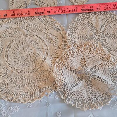Lot 25: Handmade Doily Lot