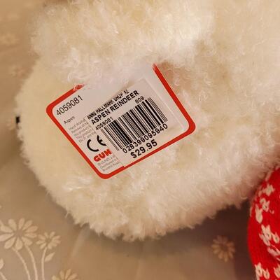 Lot 45: Animated Rudolph and Gund Aspen Reindeer 