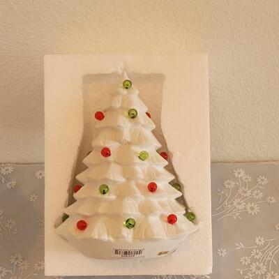 Lot 46: New Light Up Glass Christmas Tree
