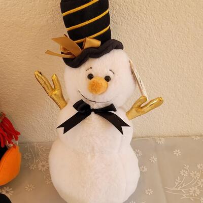 Lot 48: (2) Ganz Snowman & Snowman Tumbleweed