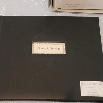 Lot 71: New Hallmark Wedding Memory Book, Guest Book, Bridal Invitations, Gift Card Holder, Rose Petals and Christmas Ornaments 