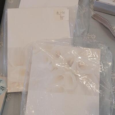 Lot 71: New Hallmark Wedding Memory Book, Guest Book, Bridal Invitations, Gift Card Holder, Rose Petals and Christmas Ornaments 