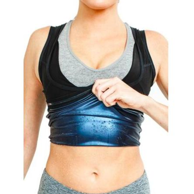 Women Body Sweat Shaper Sauna Slimming Trainer Vest Thermal Tops Yoga Gym Sports