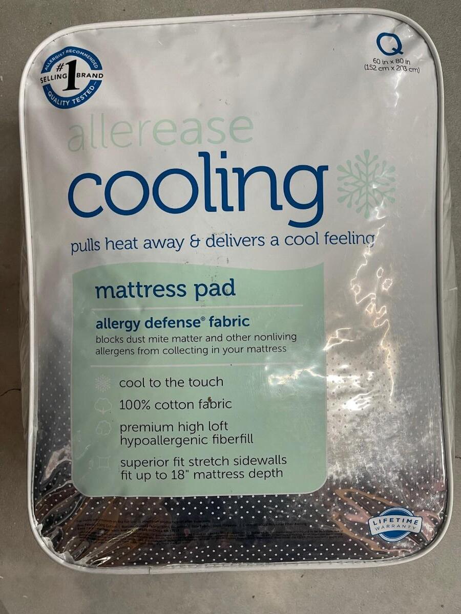 Allerease Cooling Mattress Pad Queen