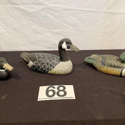 LOT#68DR: Wooden Duck Lot