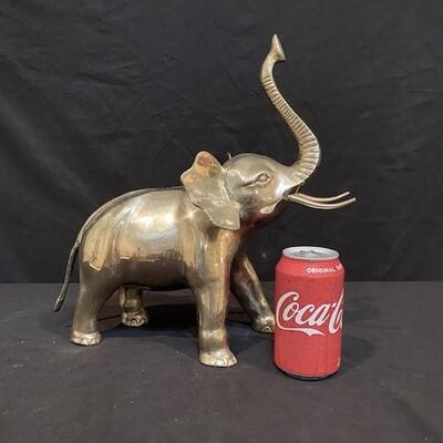 LOT#77DR: Brass Elephant