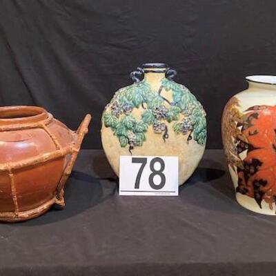 LOT#78LR: Vintage Vase Lot
