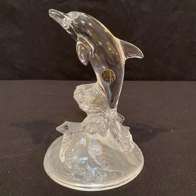 LOT#85LR: Cristal D'Arques France Dolphin