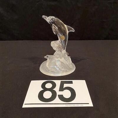 LOT#85LR: Cristal D'Arques France Dolphin
