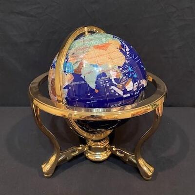 LOT#88LR: Gemstone Globe