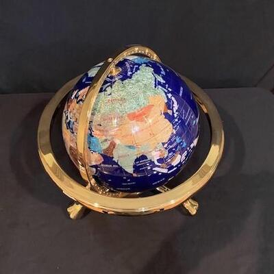 LOT#88LR: Gemstone Globe