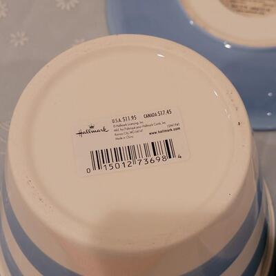 Lot 92: (3) Hallmark Planters and Saucers