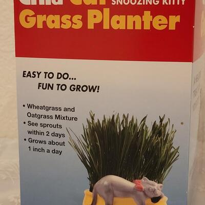 Lot 95: Chia Cat Grass Planter
