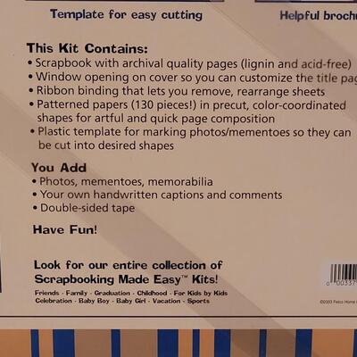 Lot 98: New Blue Scrapbook 