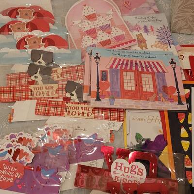 Lot 115: New Hallmark Card Storage Box With Card Organizer and MANY New Hallmark Pop Up Cards and Others #3