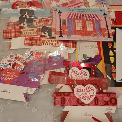 Lot 115: New Hallmark Card Storage Box With Card Organizer and MANY New Hallmark Pop Up Cards and Others #3