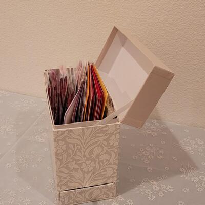 Lot 115: New Hallmark Card Storage Box With Card Organizer and MANY New Hallmark Pop Up Cards and Others #3