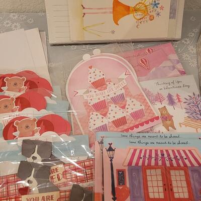 Lot 115: New Hallmark Card Storage Box With Card Organizer and MANY New Hallmark Pop Up Cards and Others #3